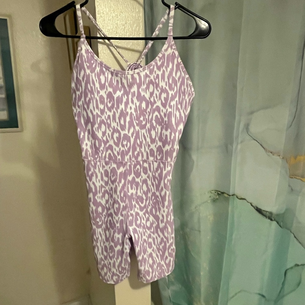 Sage Lavender Leopard Print Women's workout or anywhere use